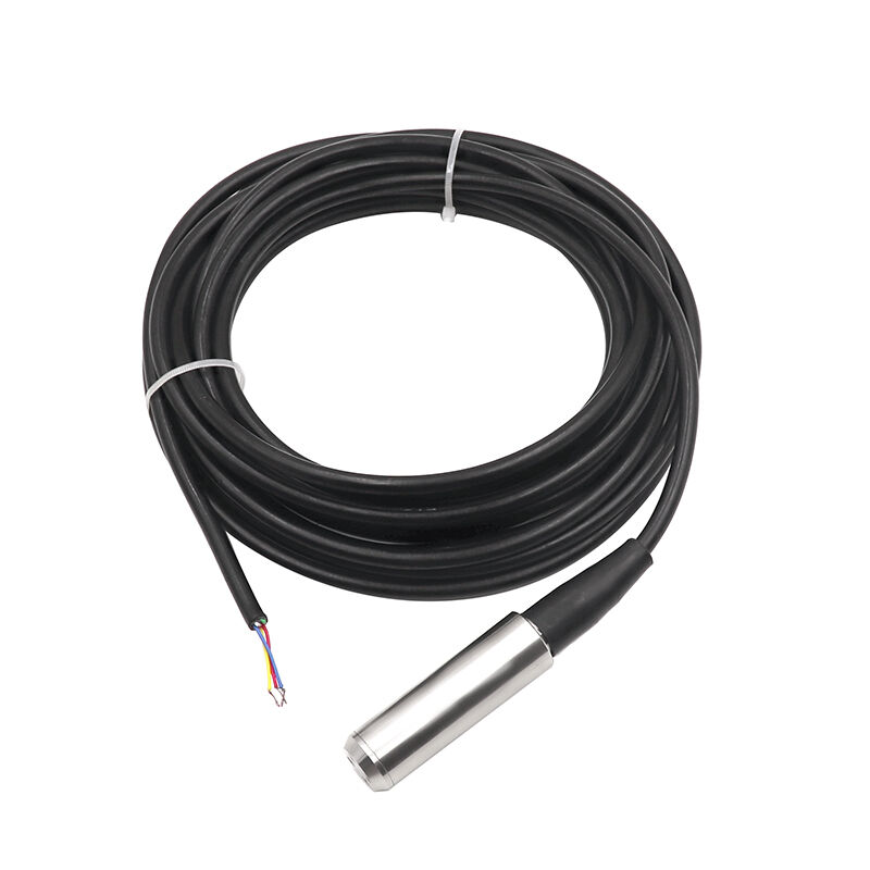 WNK Βιομηχανικός βαθμός 4-20mA SS304/SS316L Αισθητήρας επιπέδου δεξαμενής υγρών 0,5% ακρίβεια για υδροστατική επεξεργασία λυμάτων