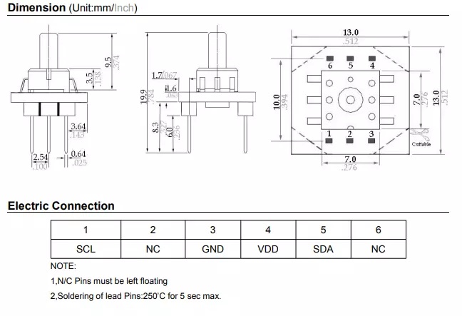 Το PCB τοποθέτησε την ιατρική παραγωγή ενότητας MEMS I2C αισθητήρων πίεσης αέρα