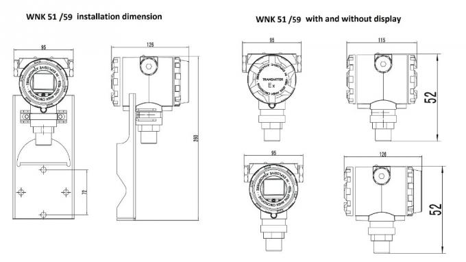 Διπλή φλαντζών 4-20ma/Hart συσκευή αποστολής σημάτων πίεσης παραγωγής διαφορική με την πρώην-απόδειξη