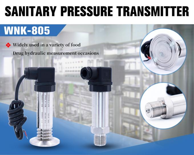 WNK805 επίπεδη συσκευή αποστολής σημάτων επιπέδων πίεσης διαφραγμάτων για την υγειονομική εφαρμογή